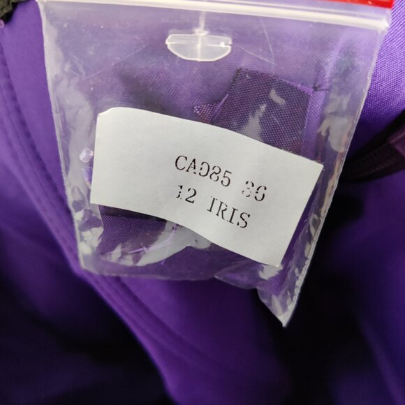 Sukhmani Designs Women's Satin Prom Dress Size 12 Purple NEW Party Graduation - Picture 7 of 16